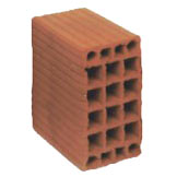 Yatay Delikli Duvar Tuğlaları (24 x 25 x 13.5 cm)